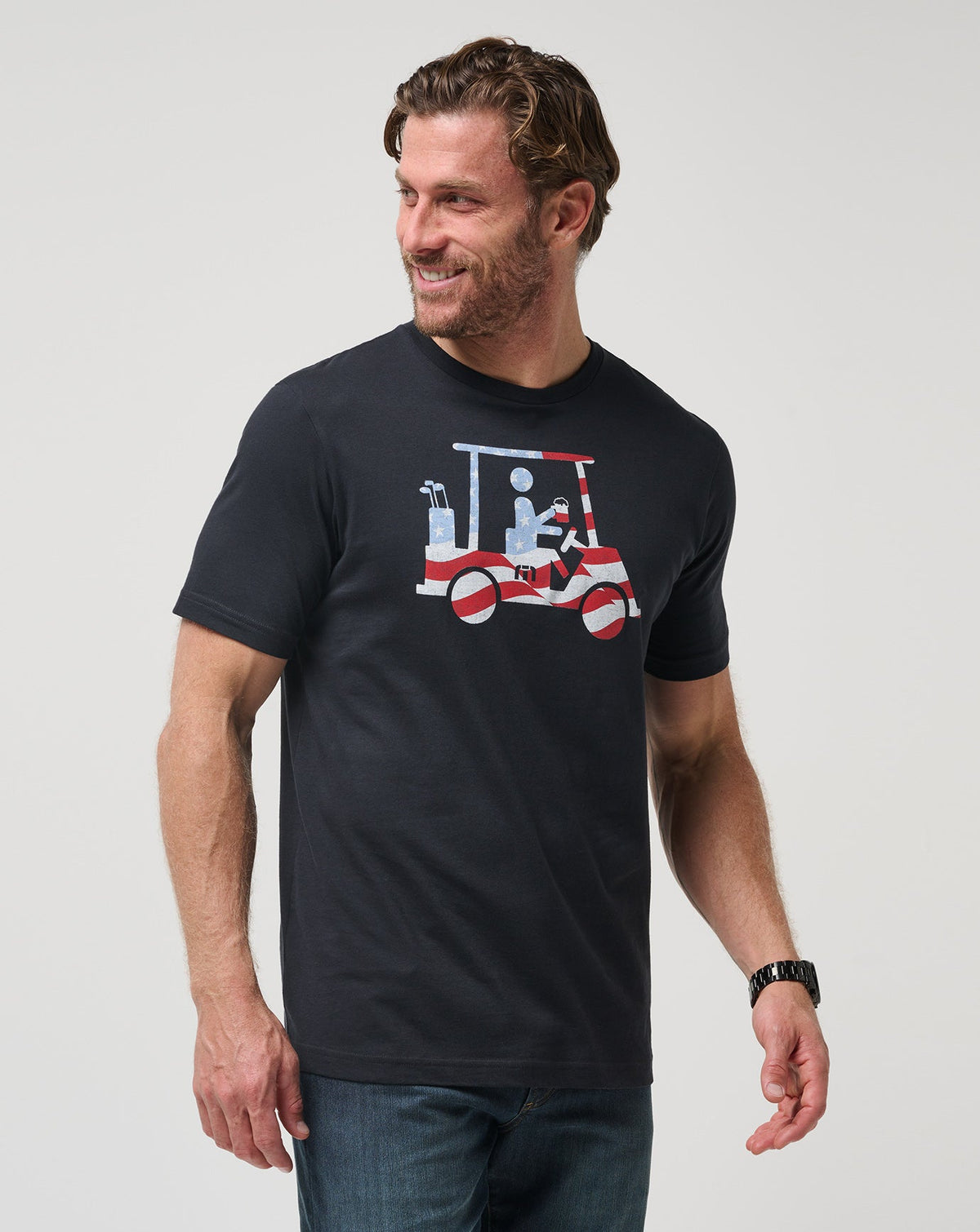 Travis Mathew US Five K Day Tee Men