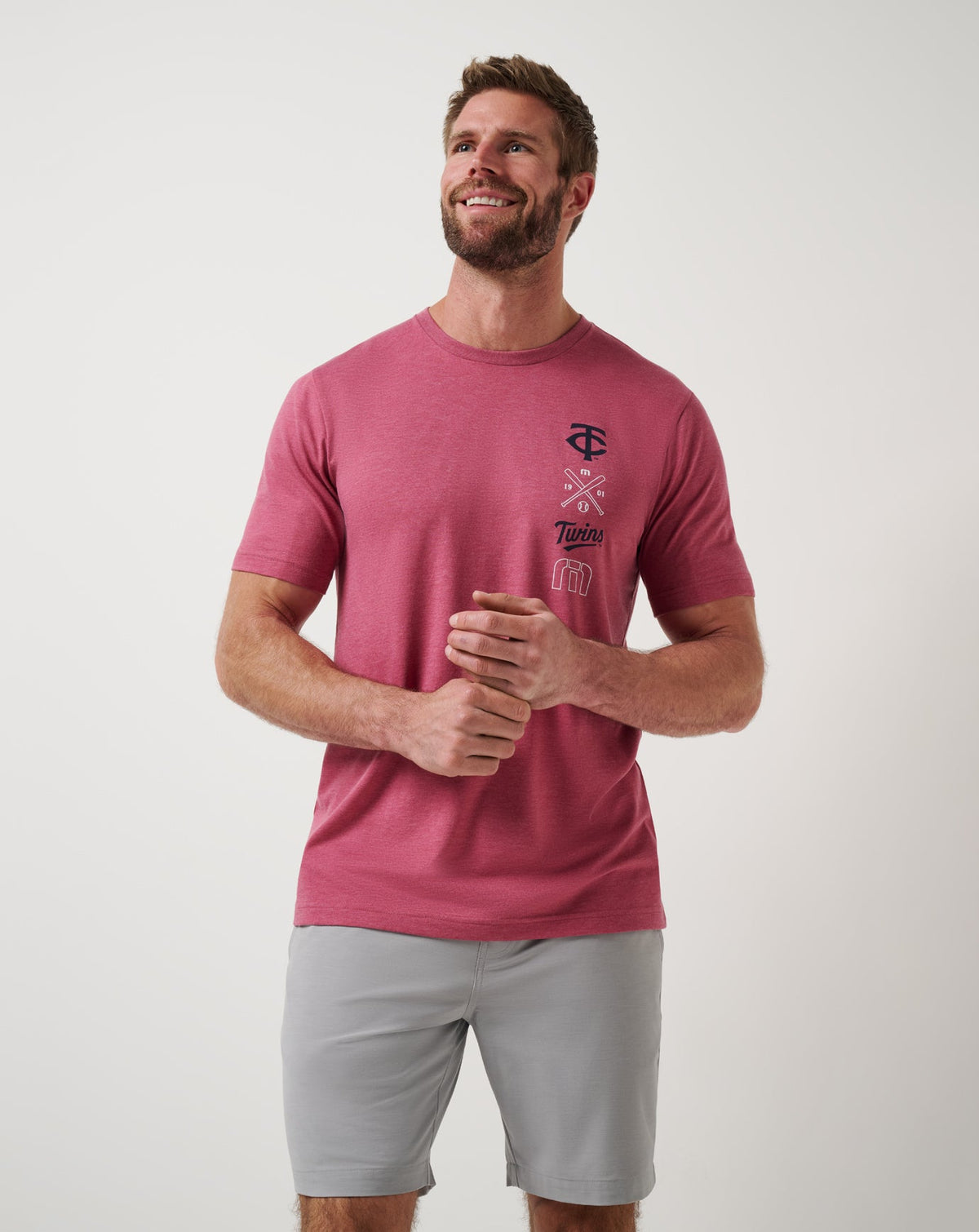Travis Mathew Outlets Minnesota Twins Sunset Slam 2.0 Tee Men|New