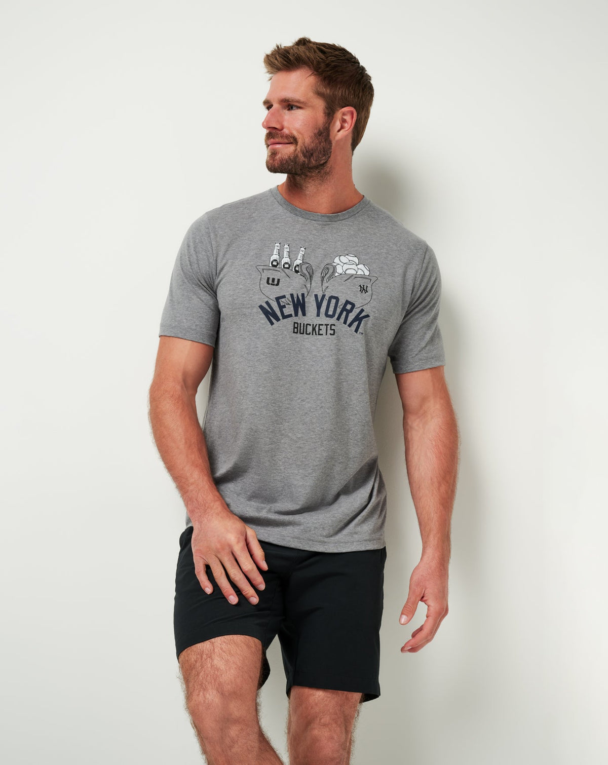 Travis Mathew Discount New York Yankees Strike One Tee Men|Game Day|New