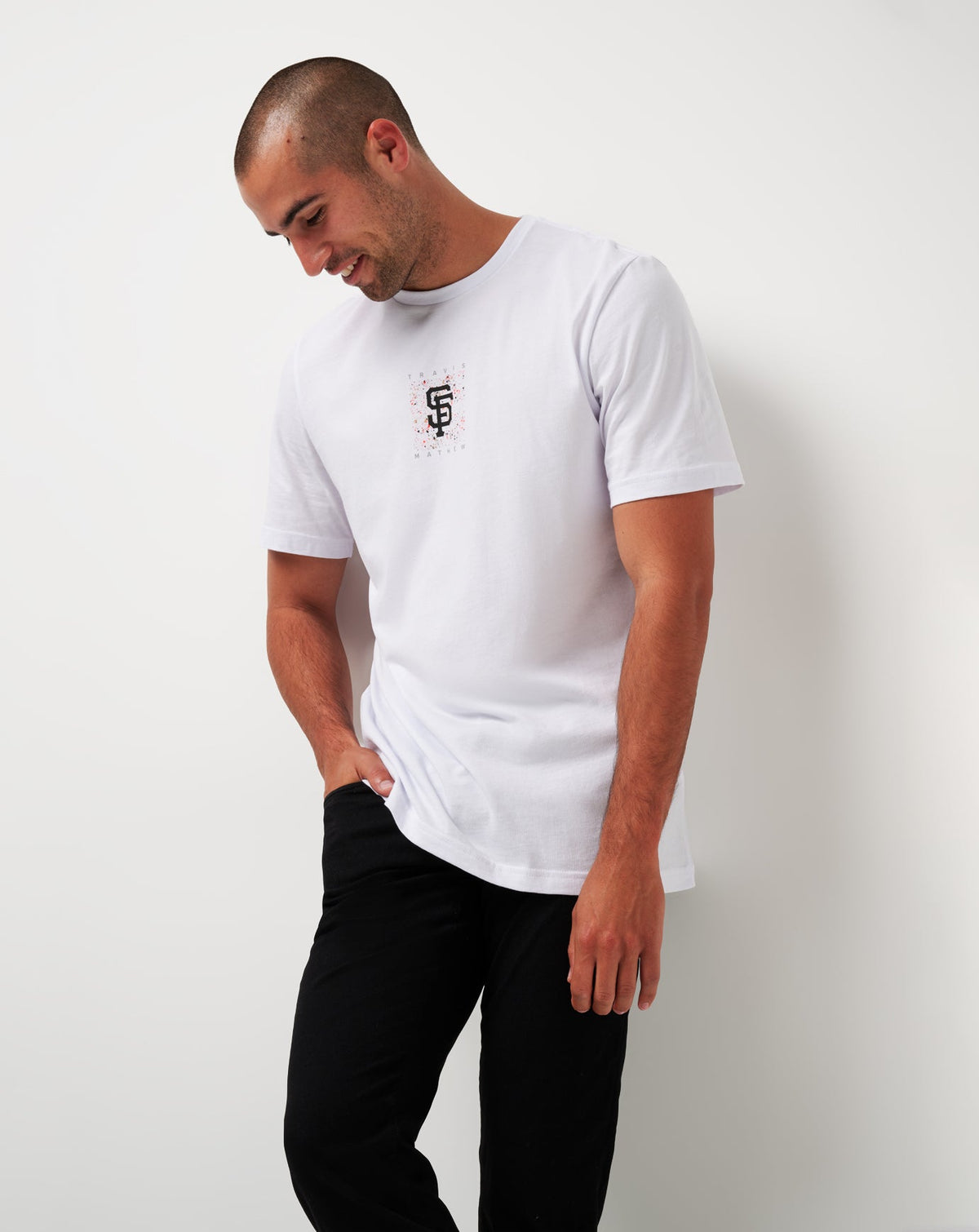 Travis Mathew For Sale San Francisco Giants In The Dugout Tee Men|New