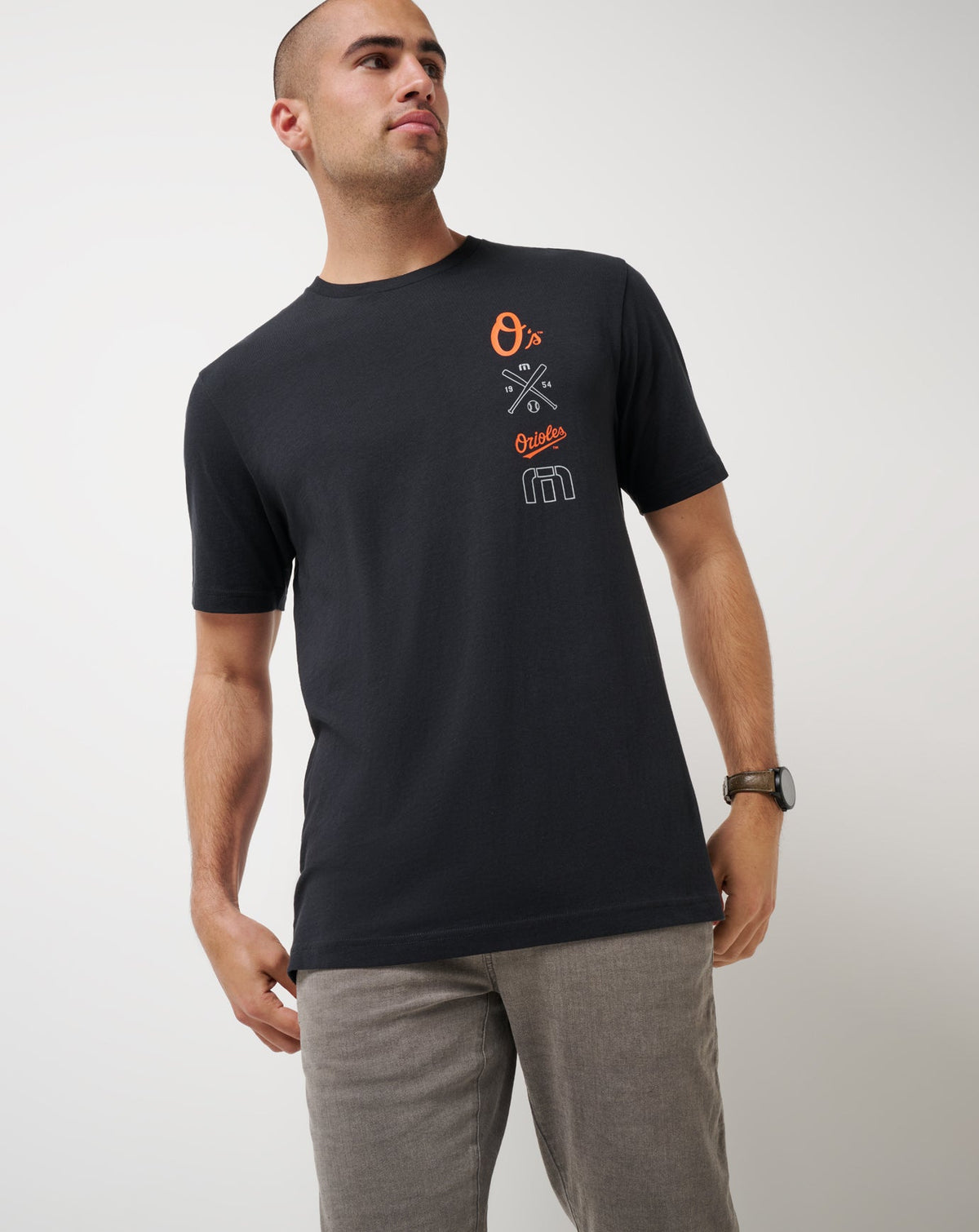 Travis Mathew Online Baltimore Orioles Sunset Slam 2.0 Tee Men|New