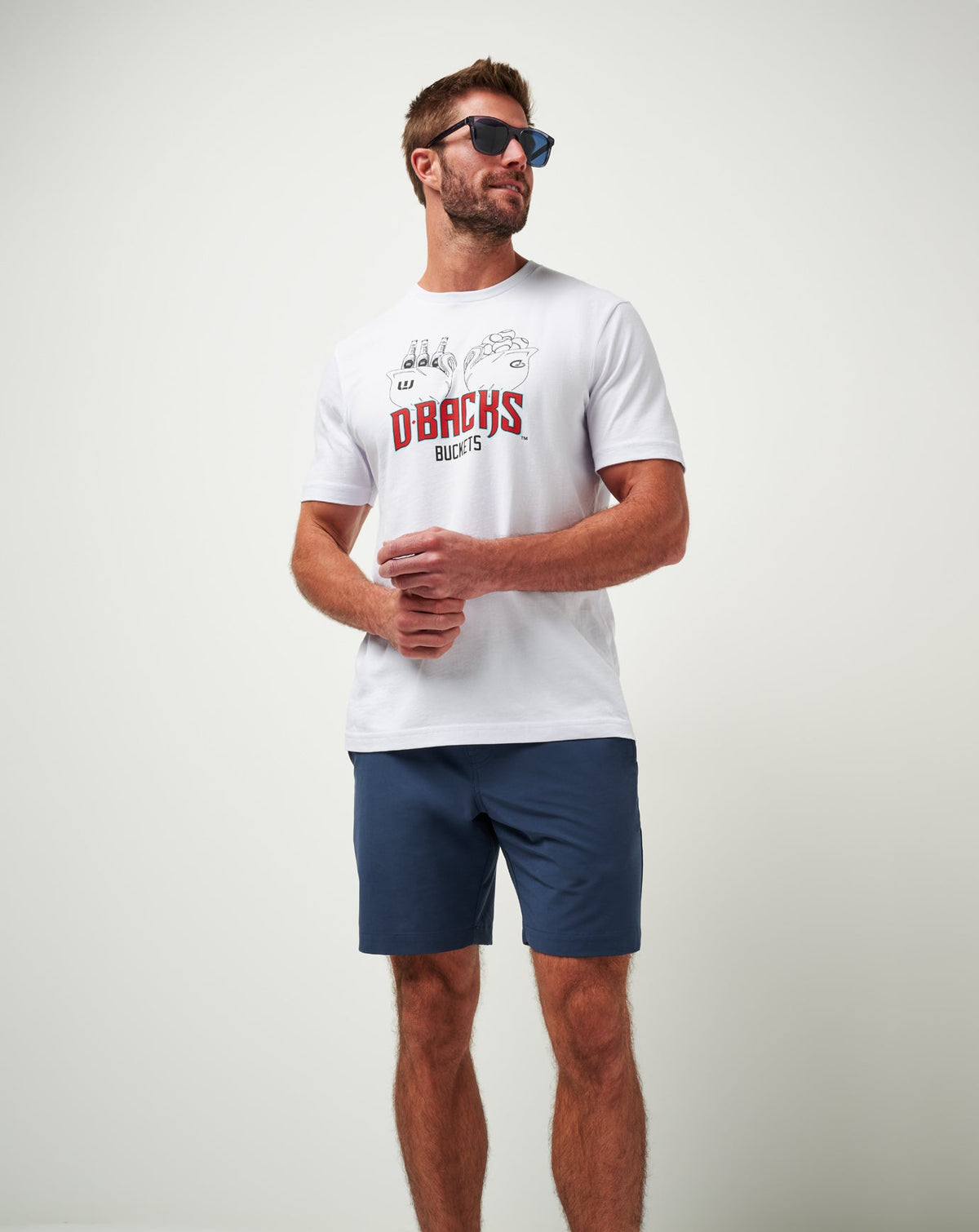 Travis Mathew Outlets Arizona Diamondbacks Strike One Tee Men|New