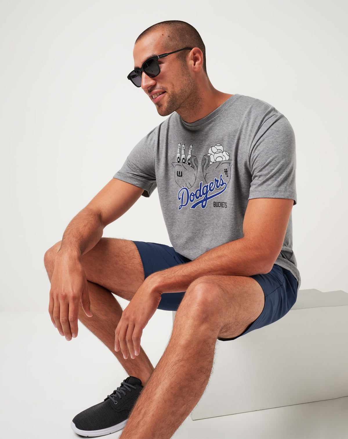 Travis Mathew US Los Angeles Dodgers Strike One Tee Men|Game Day|New