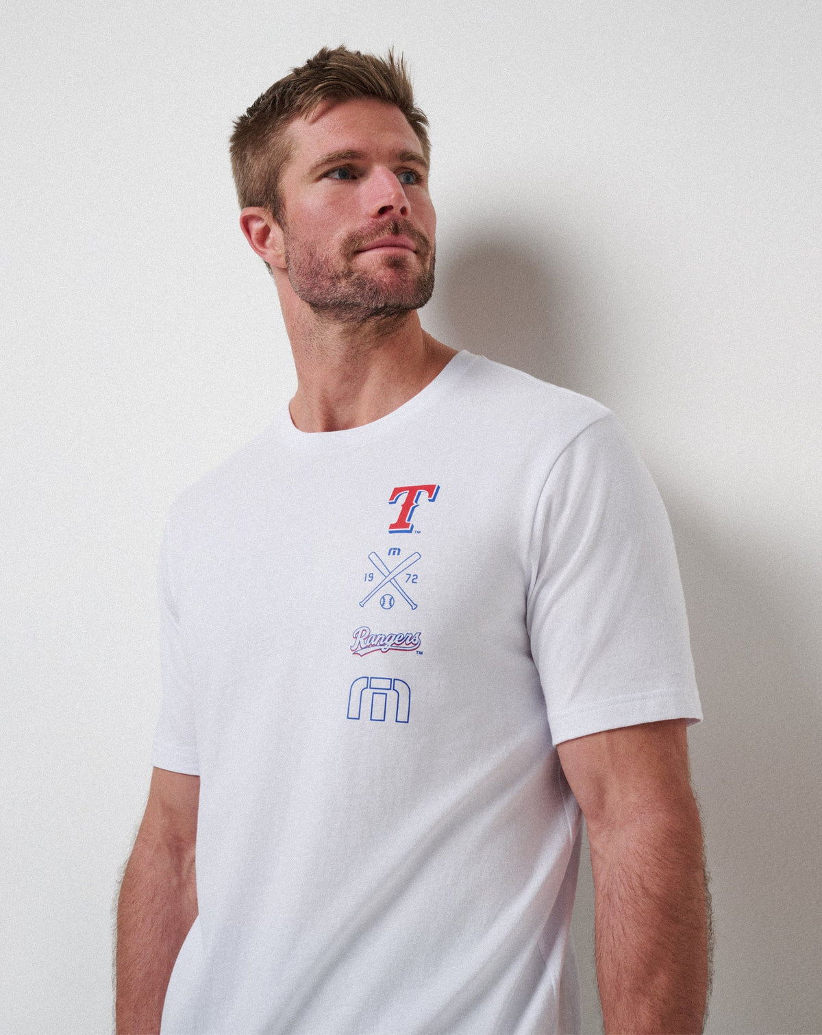Travis Mathew For Sale Texas Rangers Sunset Slam 2.0 Tee Men|New