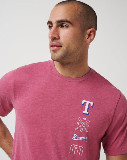 Travis Mathew US Texas Rangers Sunset Slam 2.0 Tee Men|New