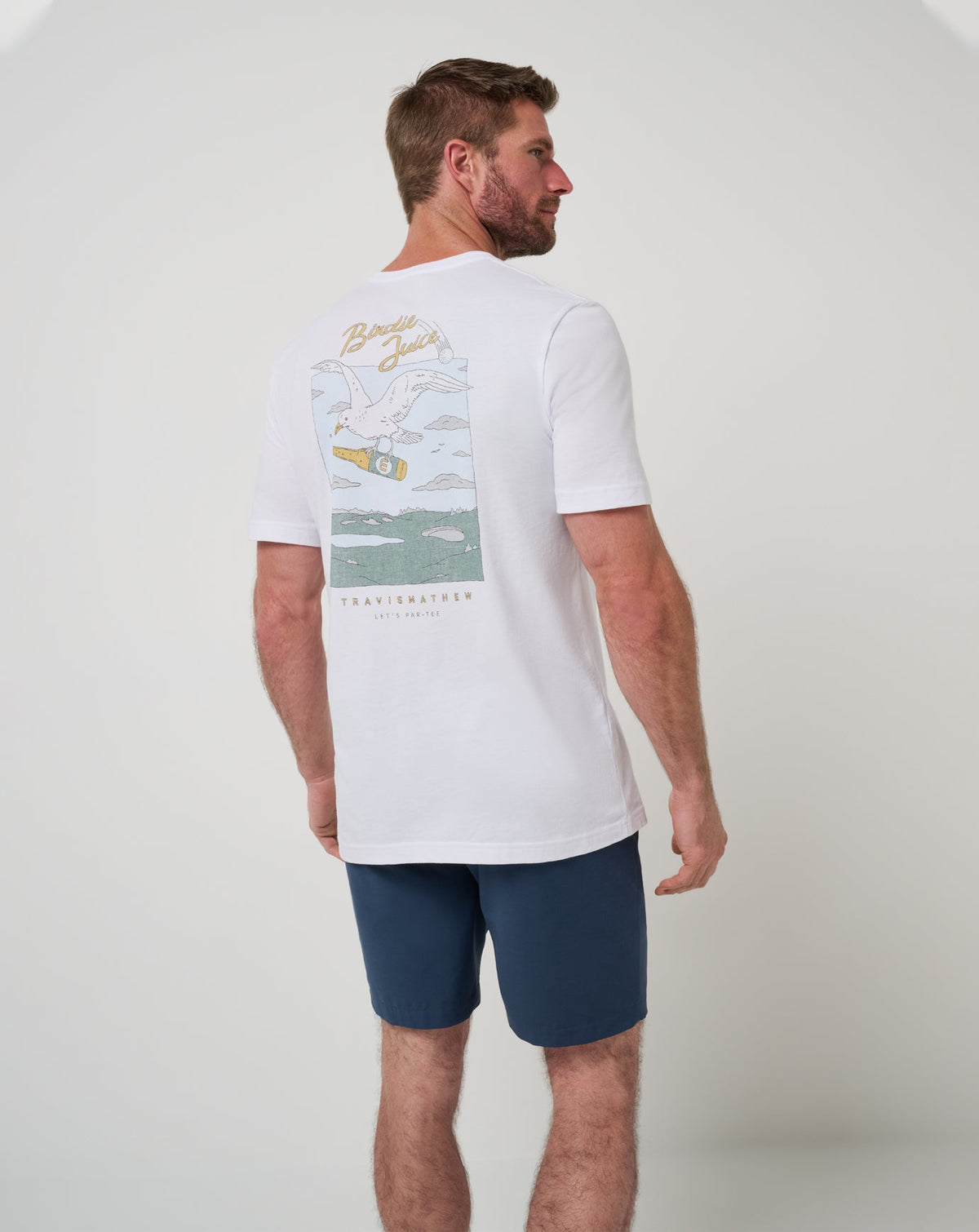 Travis Mathew Discount Drink Ticket Tee Men