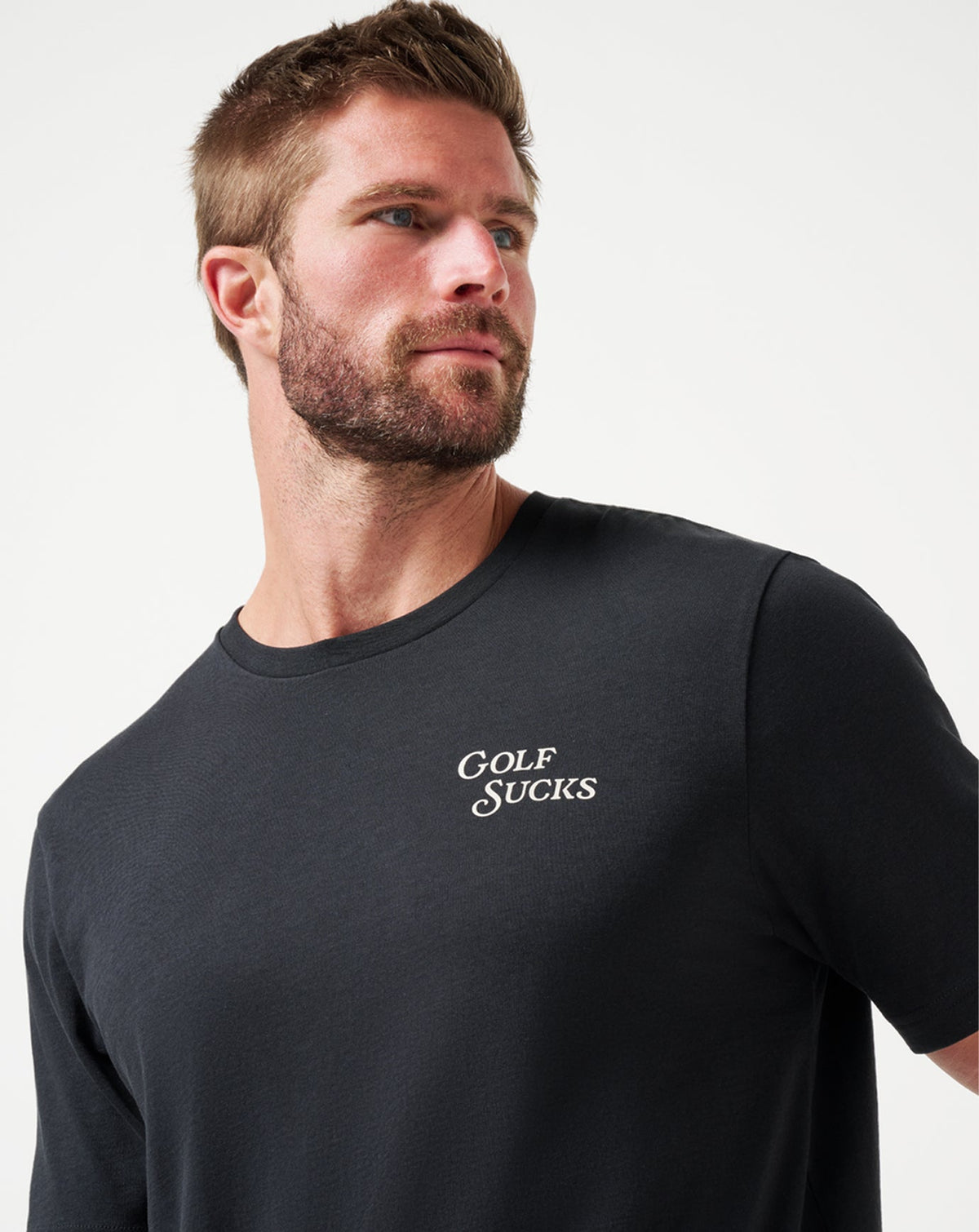 Travis Mathew Discount Course Rules Tee Men