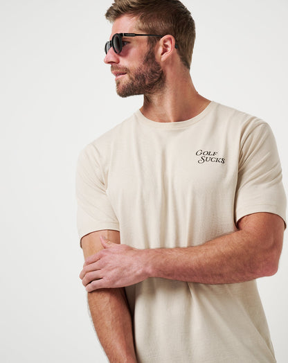 Travis Mathew Online Course Rules Tee Men