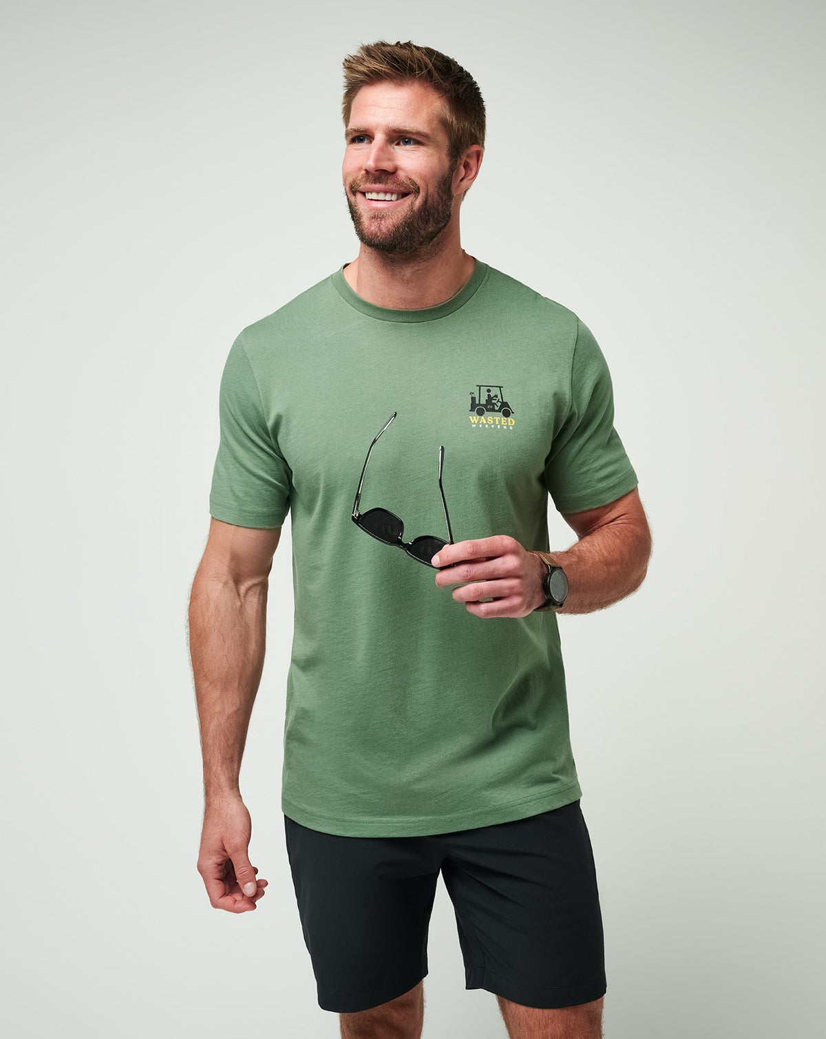 Travis Mathew US Beer Happy Tee Men