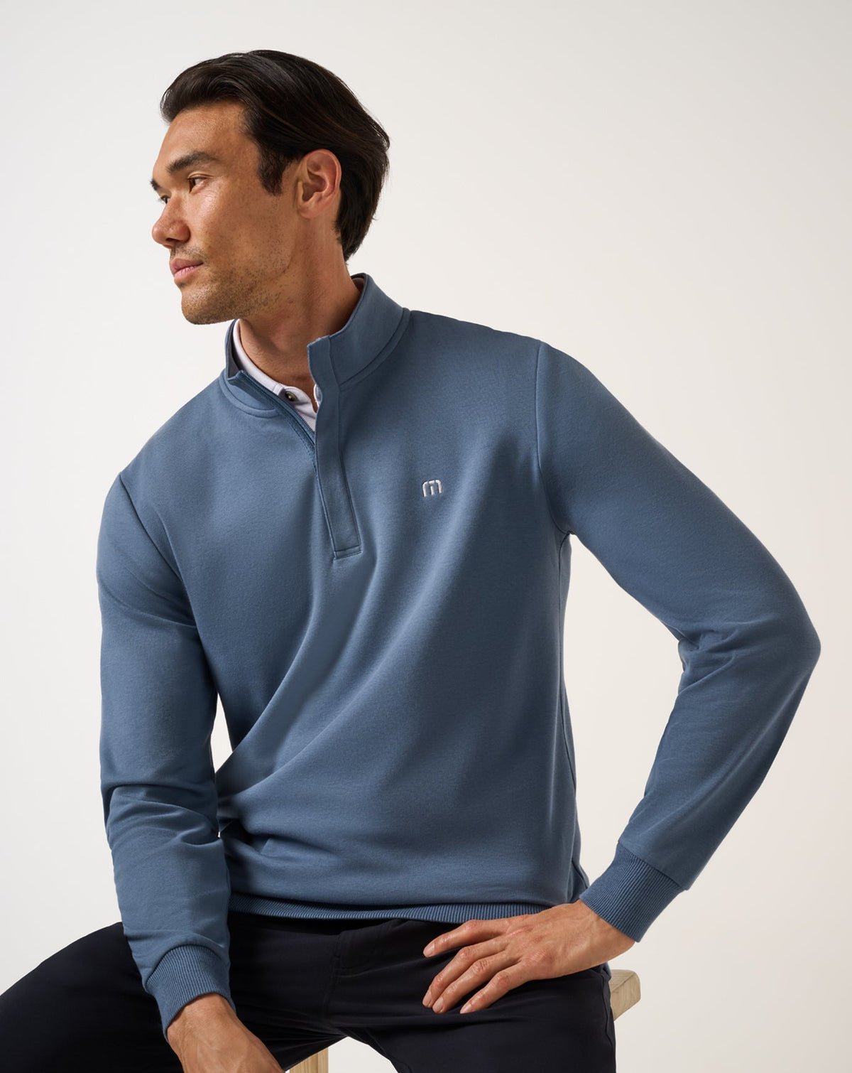 Travis Mathew Online Cloud Quarter Zip 2.0 Men|Golf|New