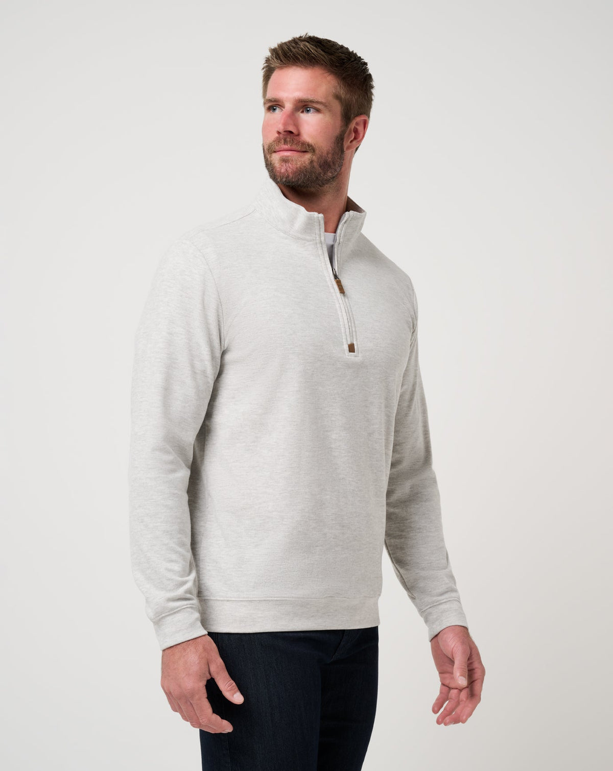 Travis Mathew Discount Cloud Sweater Quarter Zip Men