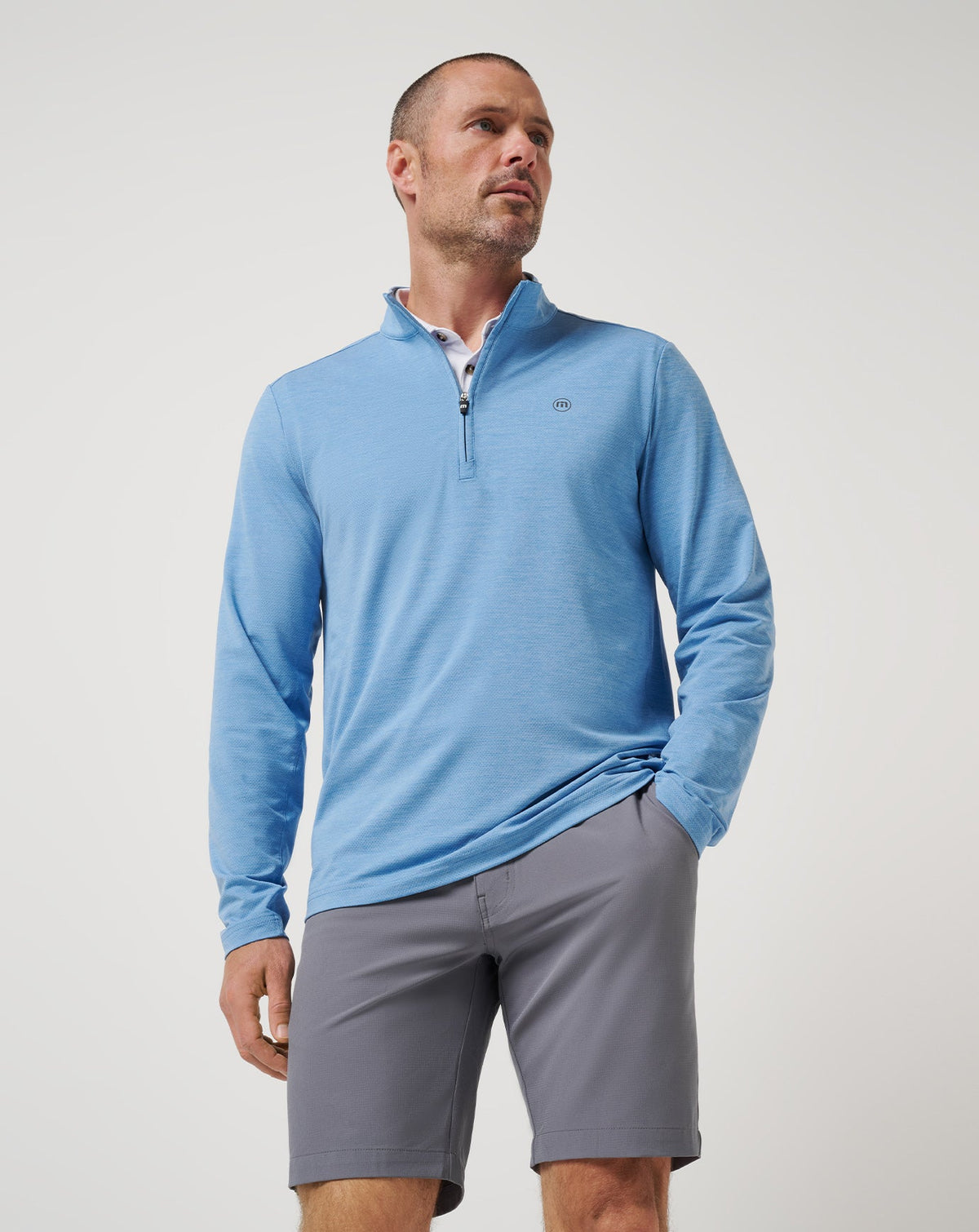 Travis Mathew Outlets Heater Pro Quarter Zip Men|Golf