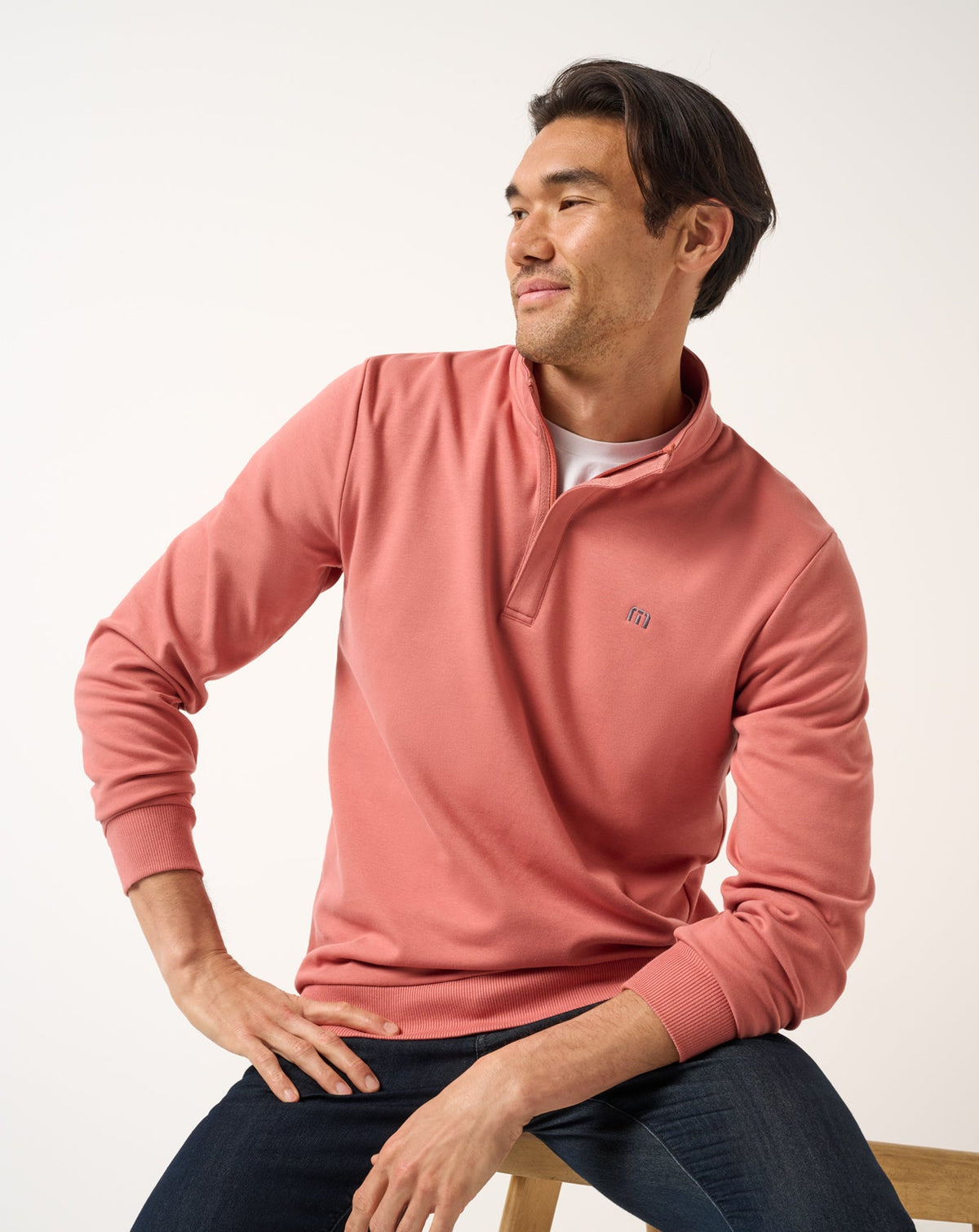 Travis Mathew Sale Cloud Quarter Zip 2.0 Men|Golf|New