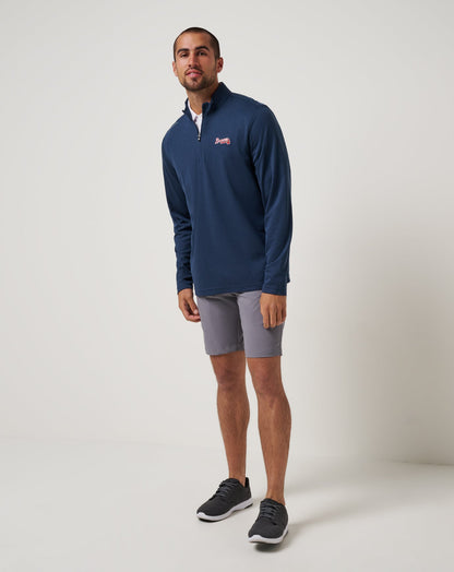 Travis Mathew For Sale Atlanta Braves Time To Tailgate Quarter Zip Men|New