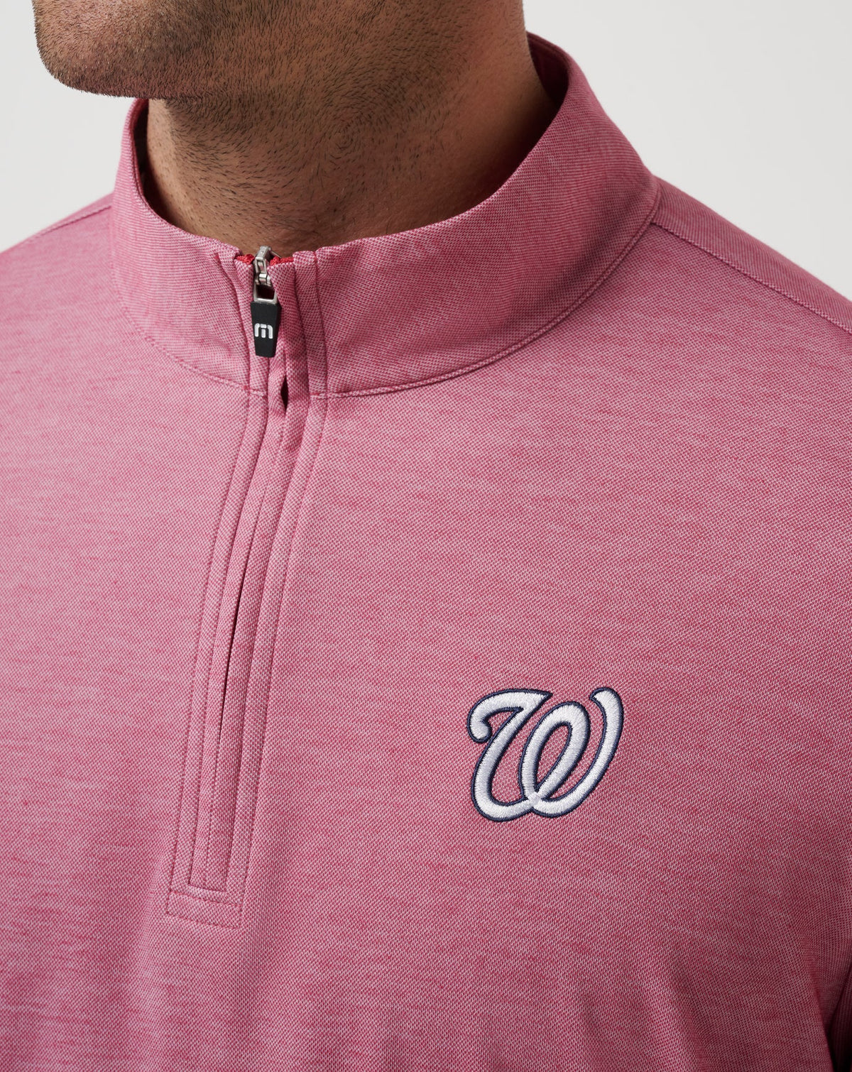 Travis Mathew Sale Washington Nationals Time To Tailgate Quarter Zip Men|New