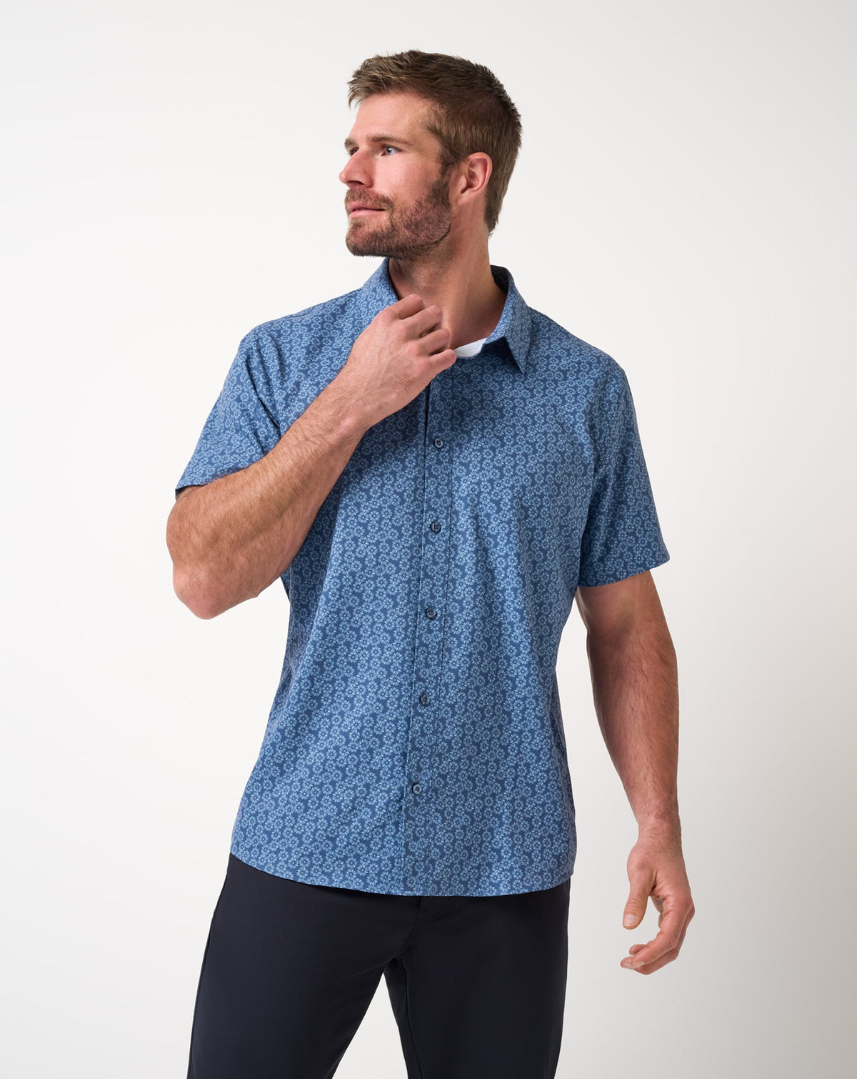 Travis Mathew Sale Techwoven Sunlight Button-Up Men