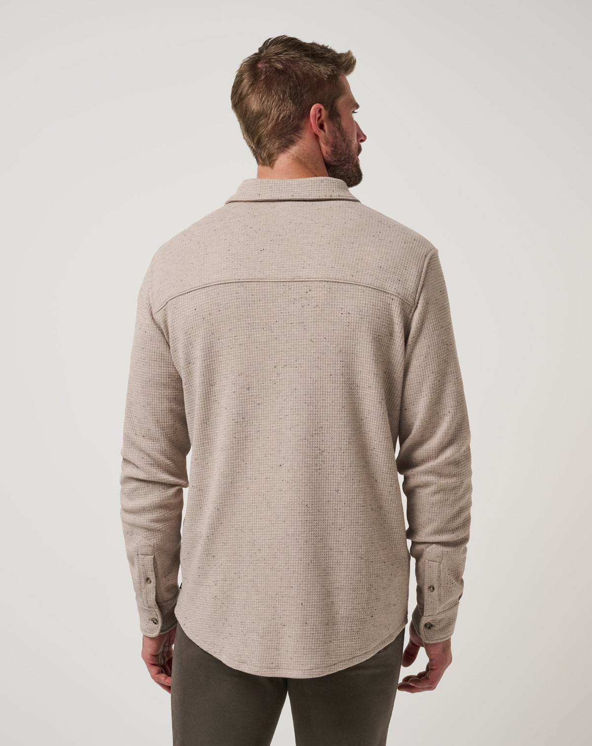 Travis Mathew US Cloud Waffle Shirt Jacket Men