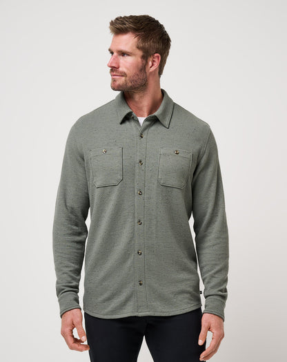 Travis Mathew US Cloud Waffle Shirt Jacket Men