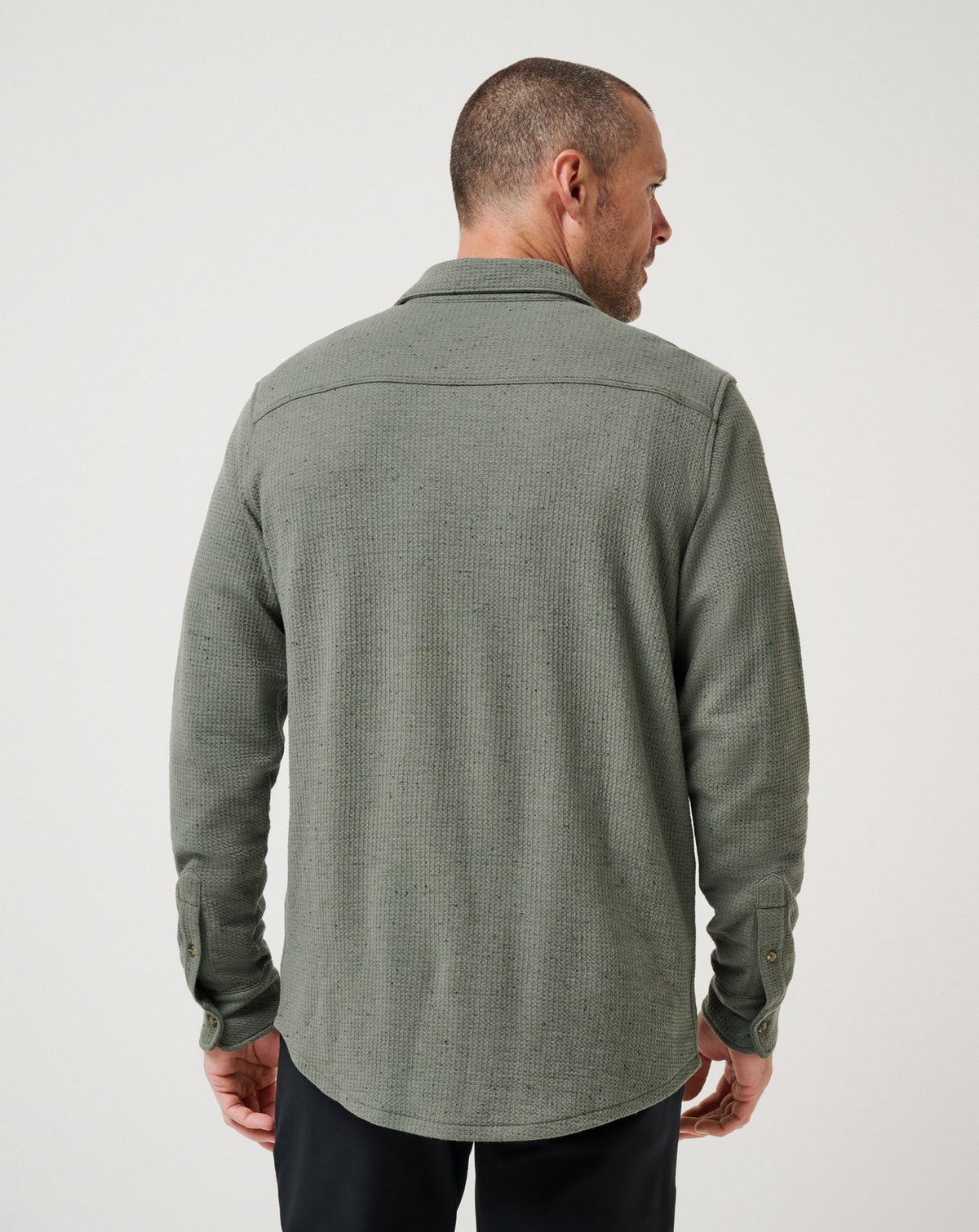 Travis Mathew US Cloud Waffle Shirt Jacket Men
