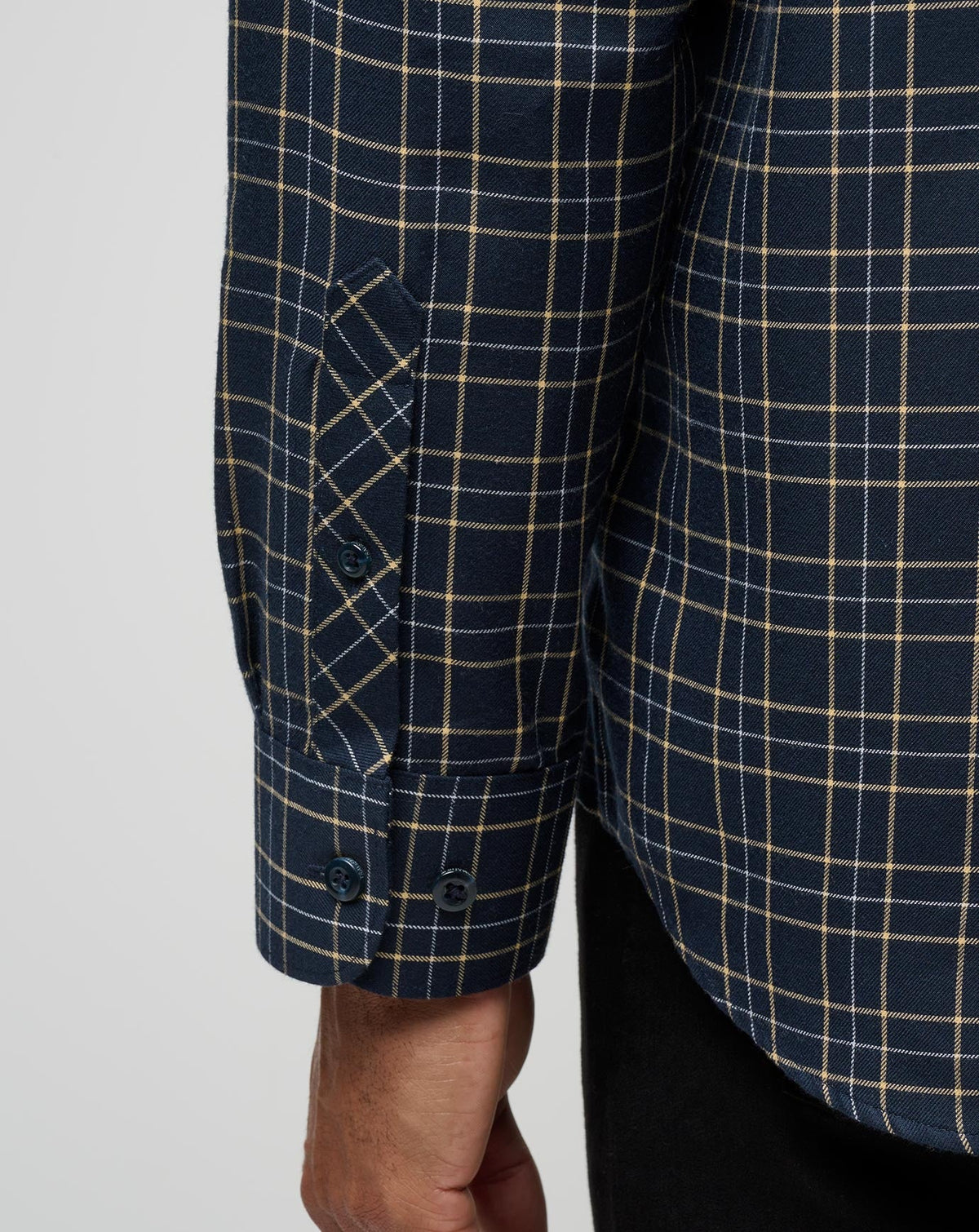 Travis Mathew US Cloud Flannel Plaid Button-Up Men