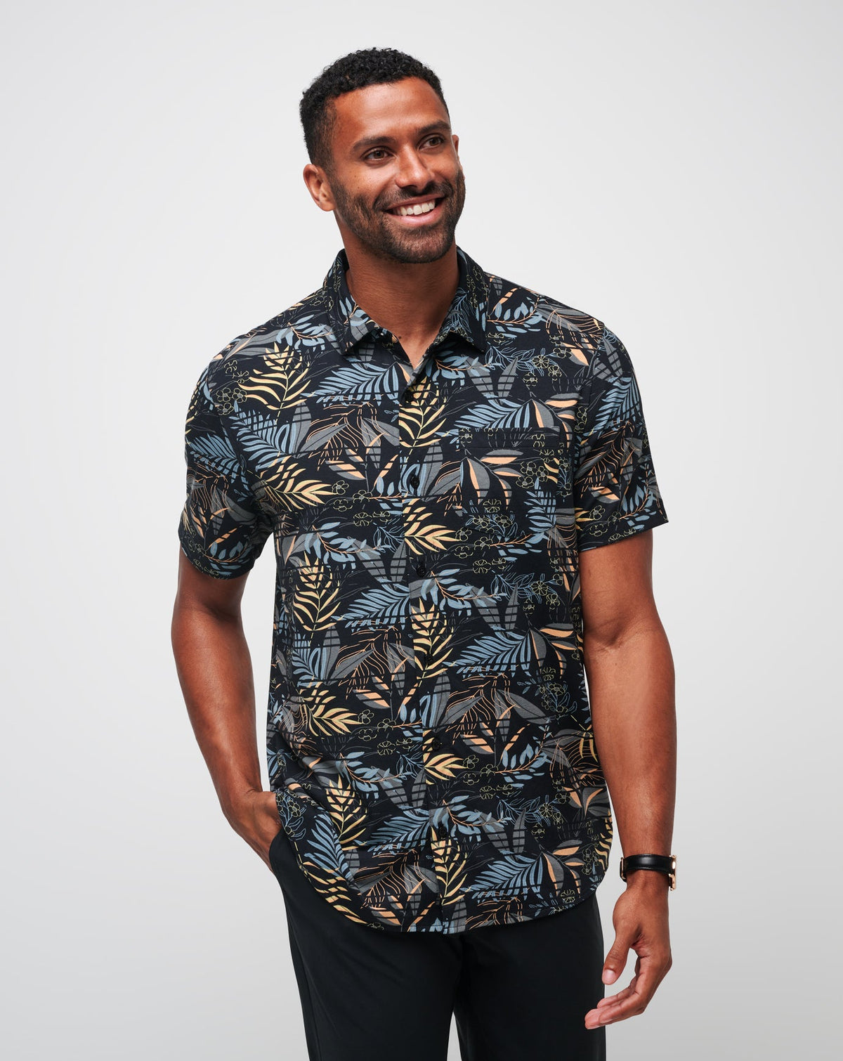 Travis Mathew Outlets Knit Hanabata Days Button-Up Men