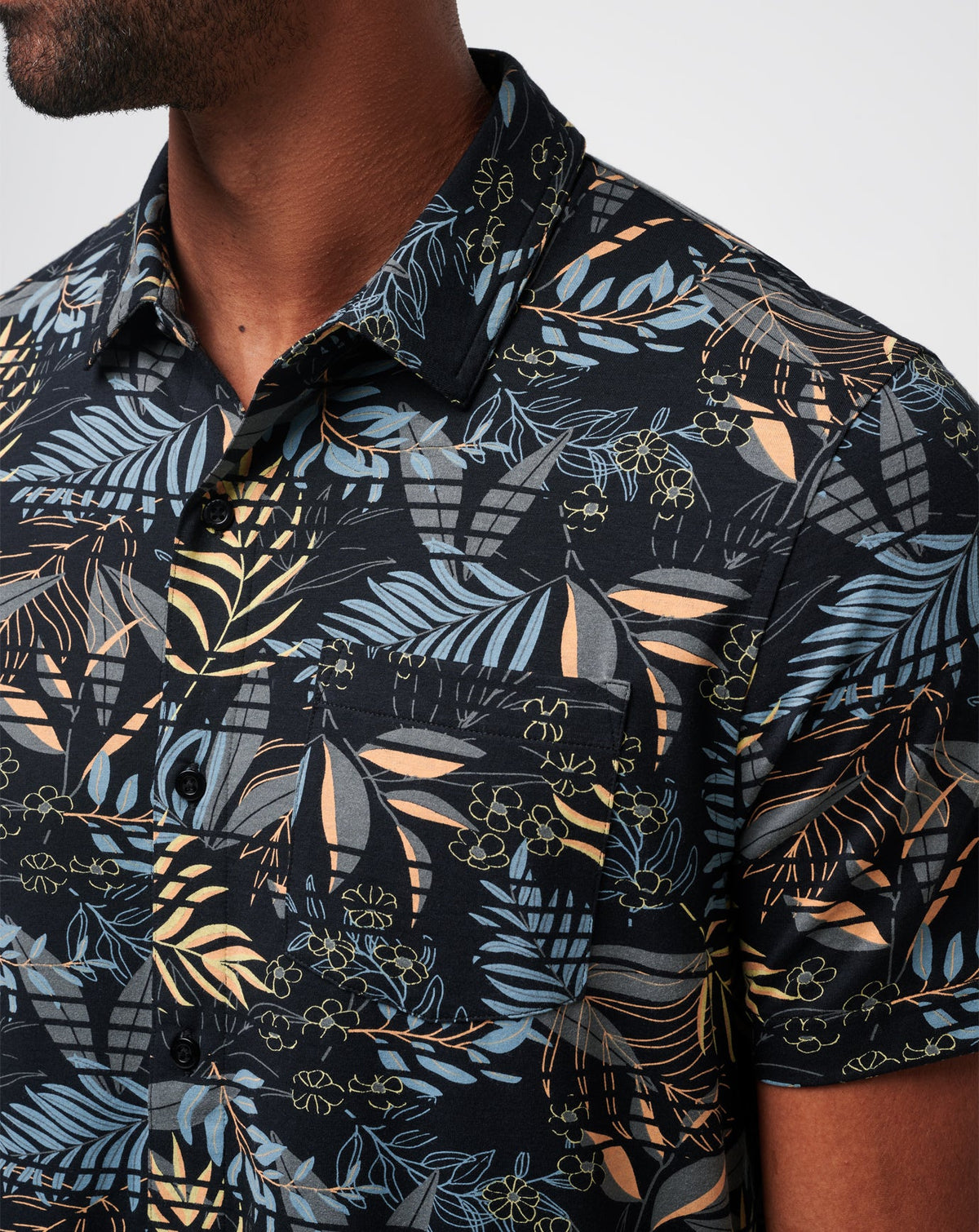 Travis Mathew Outlets Knit Hanabata Days Button-Up Men