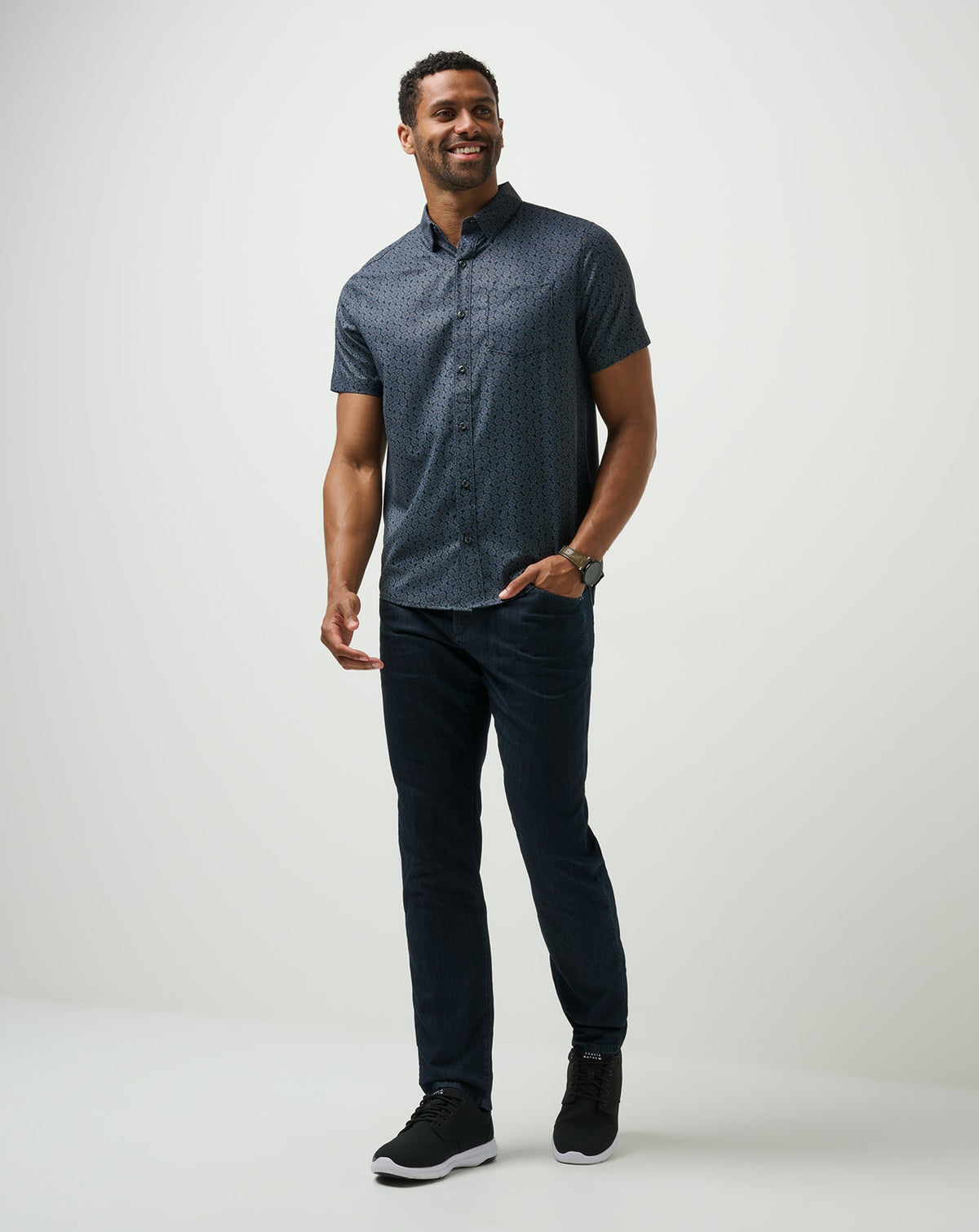Travis Mathew Sale Techwoven Country Mile Button-Up Men
