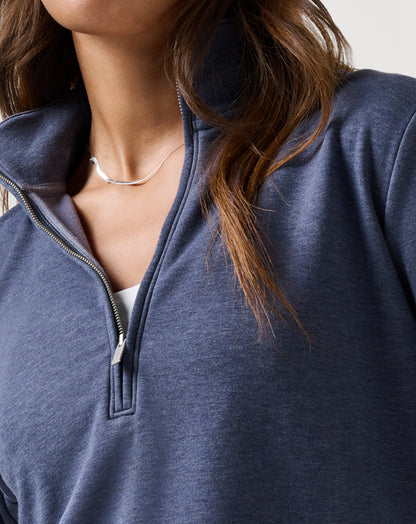 Travis Mathew US Cloud Fleece Half Zip 2.0 Women|Golf