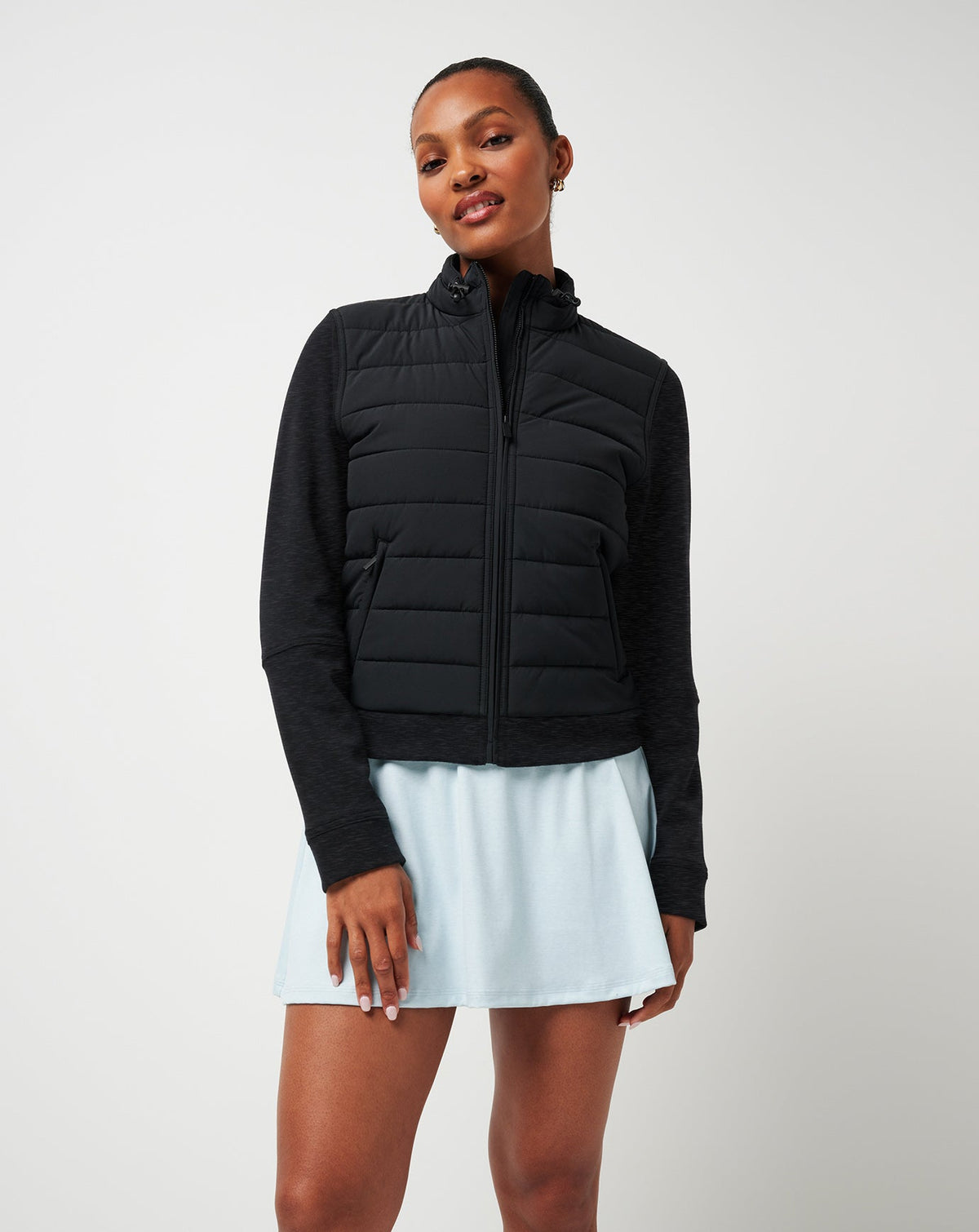Travis Mathew Online Skyloft Soft Espresso Martini Full Zip Women|Golf