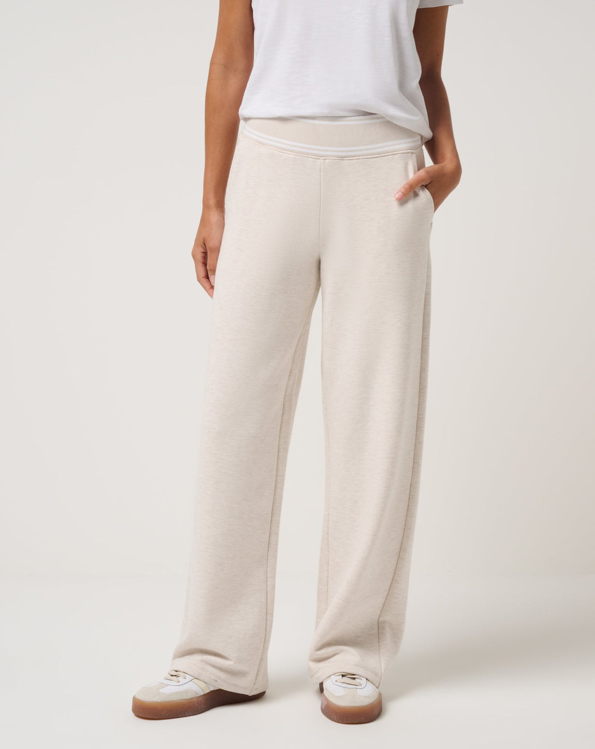 Travis Mathew Discount Cloud Fleece Clubside Wide Leg Pant Women