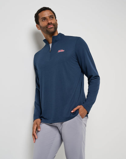 Travis Mathew Discount Mississippi Time To Tailgate Quarter Zip Game Day|New