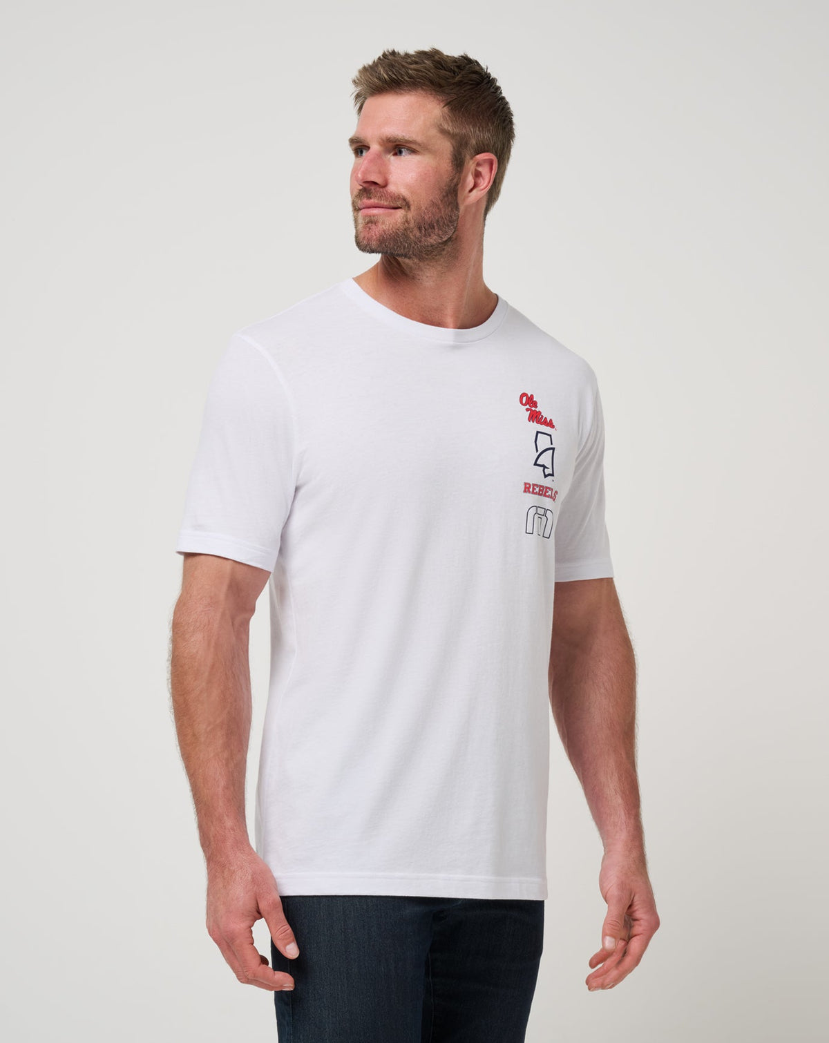 Travis Mathew For Sale Mississippi Playoffs 2.0 Tee Game Day|New