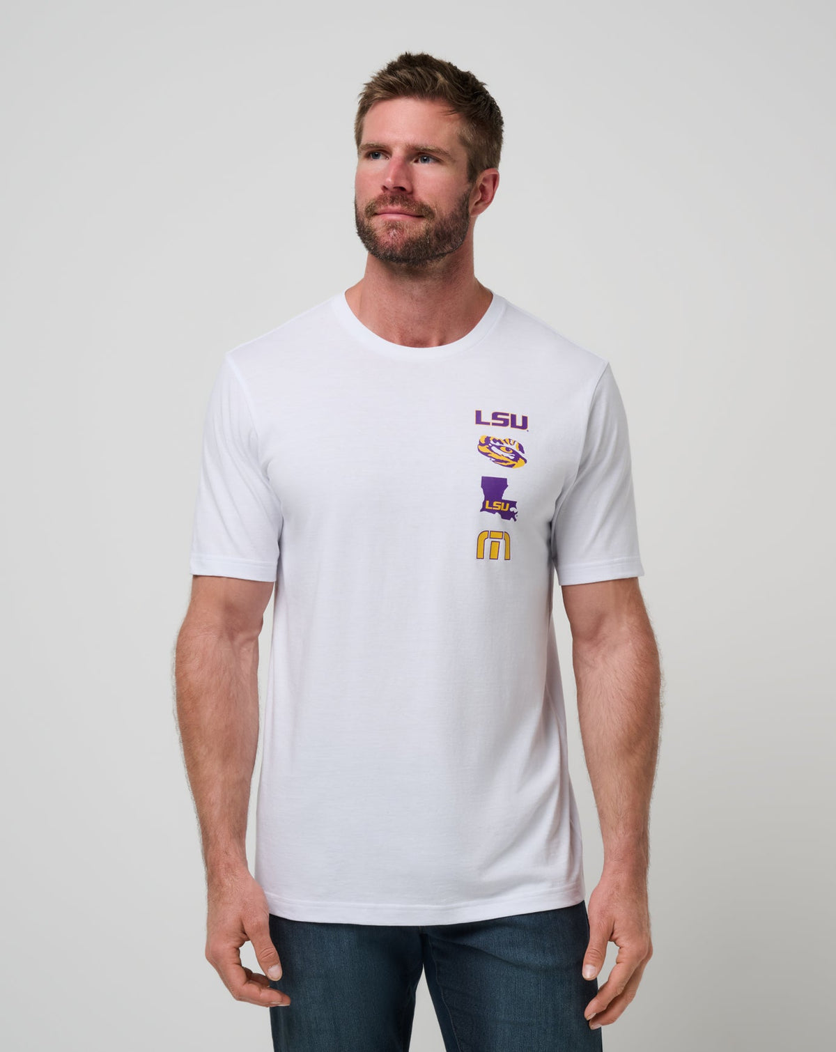 Travis Mathew US LSU Playoffs 2.0 Tee Game Day|New