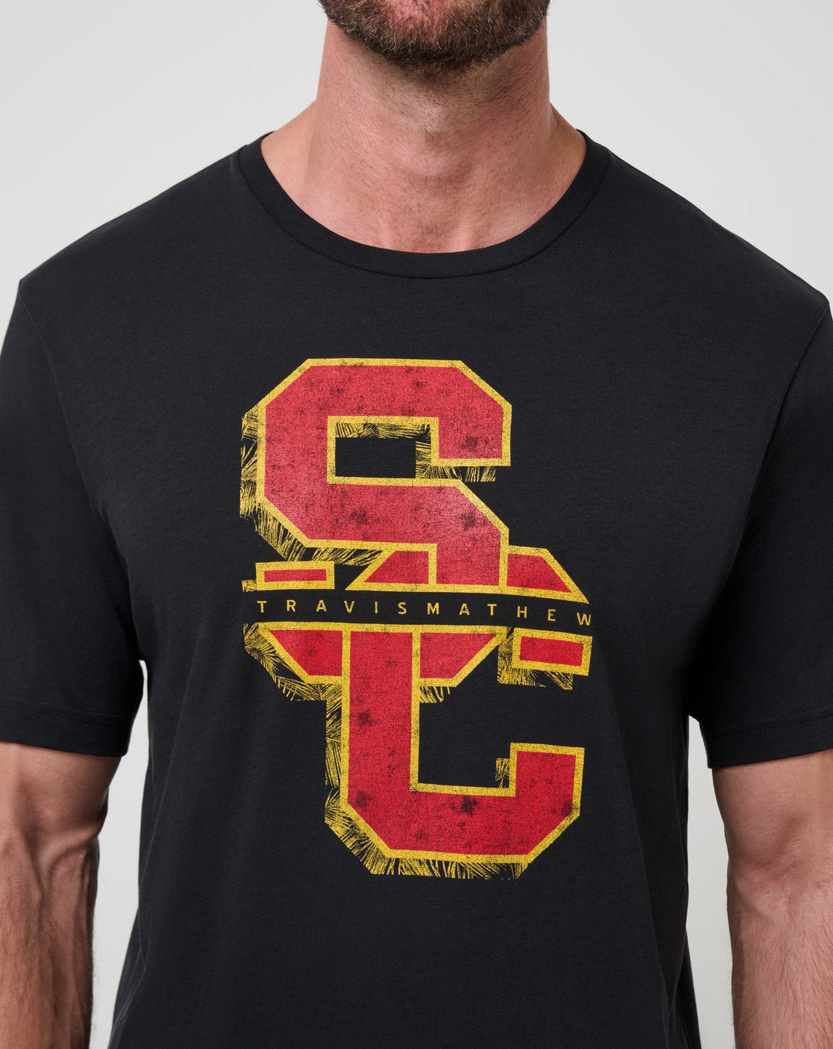 Travis Mathew For Sale USC Fight Song Tee Game Day|New