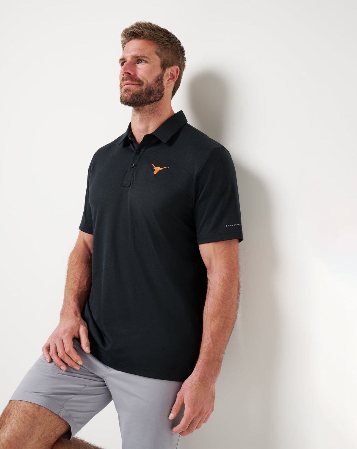 Travis Mathew Discount UT Austin School Pride Polo New