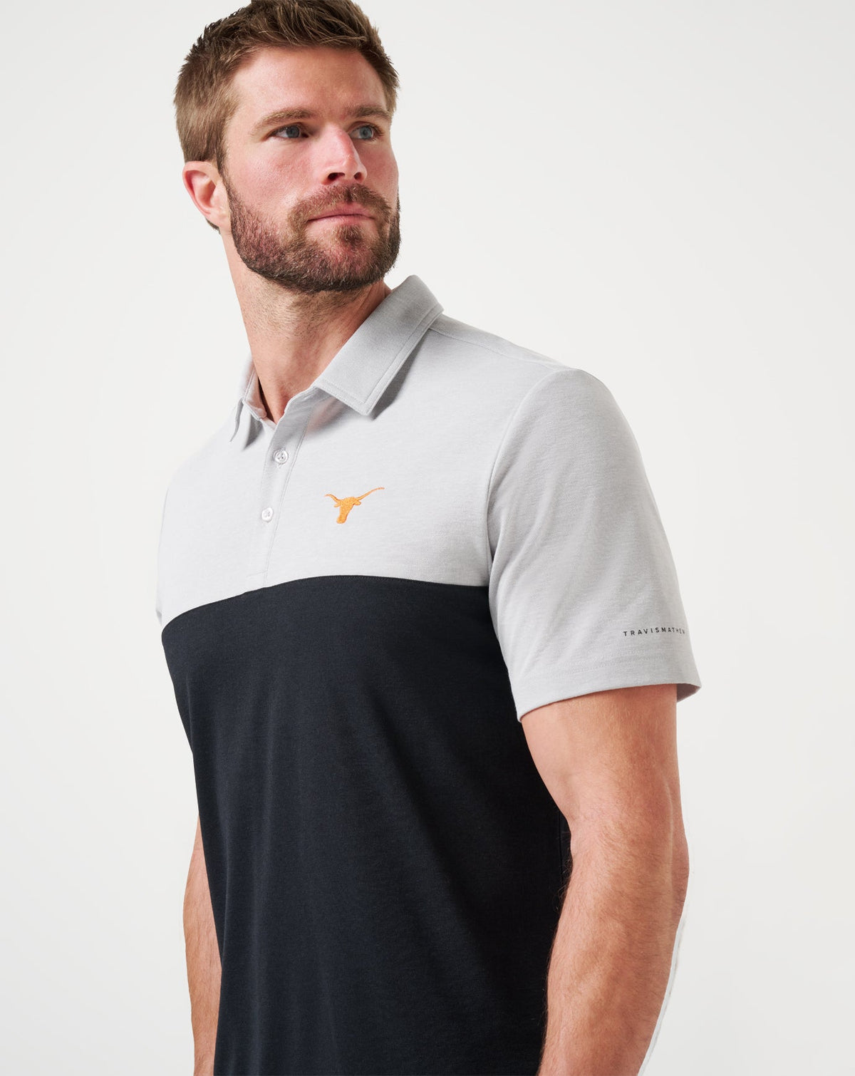 Travis Mathew Discount UT Austin Drop Back Polo New