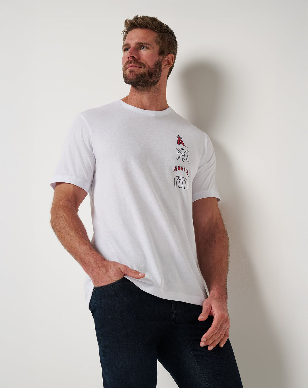 Travis Mathew Outlets Los Angeles Angels Sunset Slam 2.0 Tee New