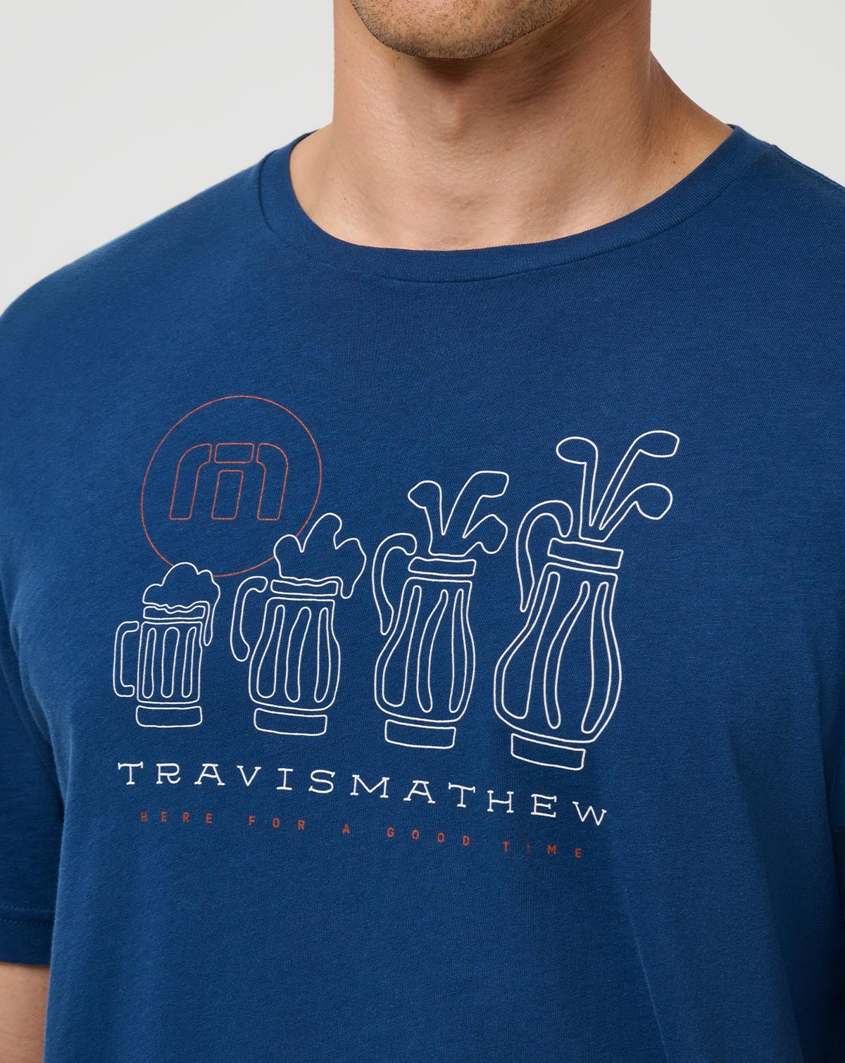 Travis Mathew Discount Beerly Beloved Tee Men